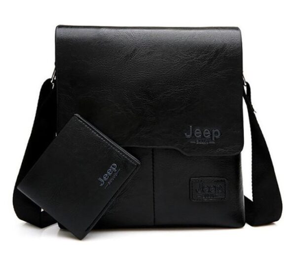 сумка-планшет мужская «jeep buluo» с регулируемой ручкой