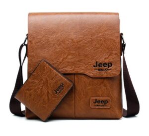 сумка-планшет мужская «jeep buluo» с регулируемой ручкой