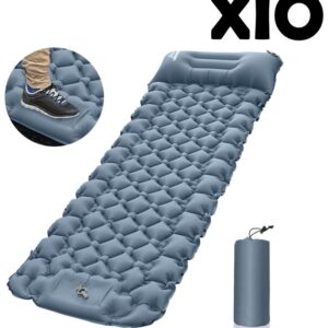 Надувной матрас одноместный с подголовником