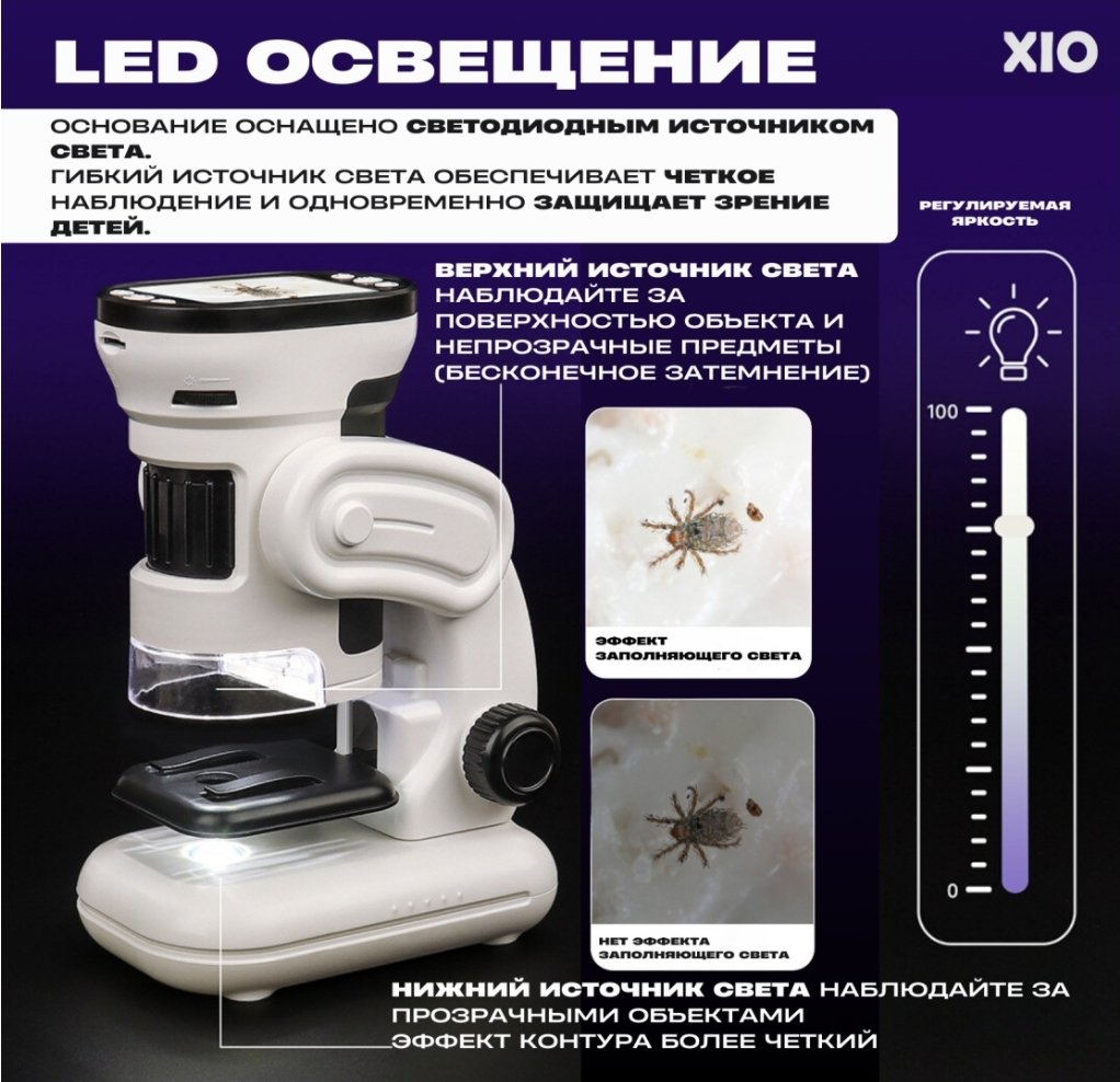 Цифровой микроскоп XIO LED HD1000X — изображение 11
